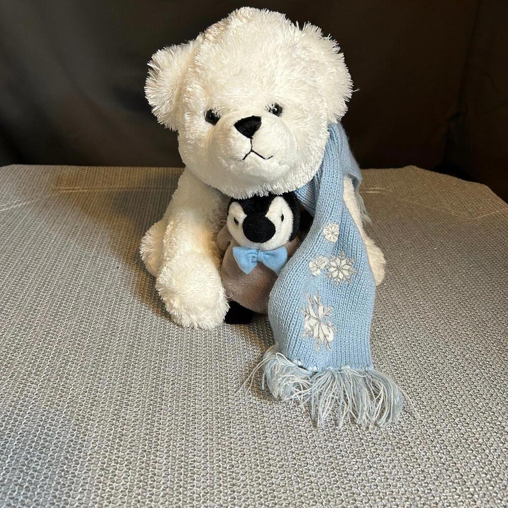 Bearington Toby & Tux Polar Bear‎ Penguin Plush